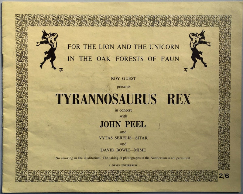 Tyrannosaurus Rex / David Bowie 1969
