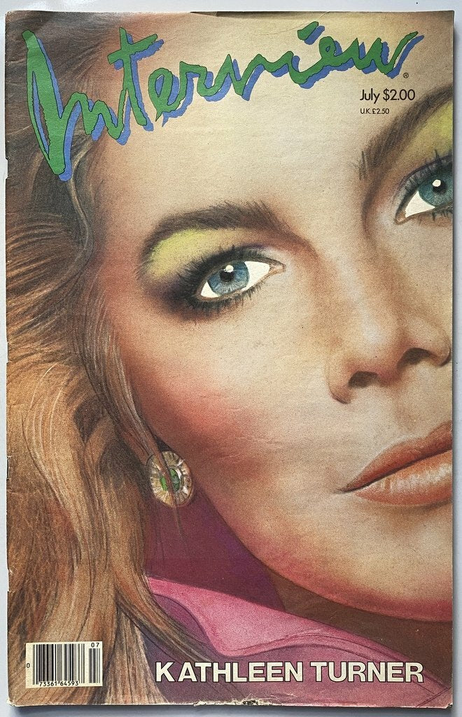 Interview Magazine 1985 Kathleen Turner