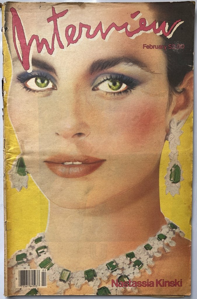 Interview Magazine 1983 Nastassia Kinski