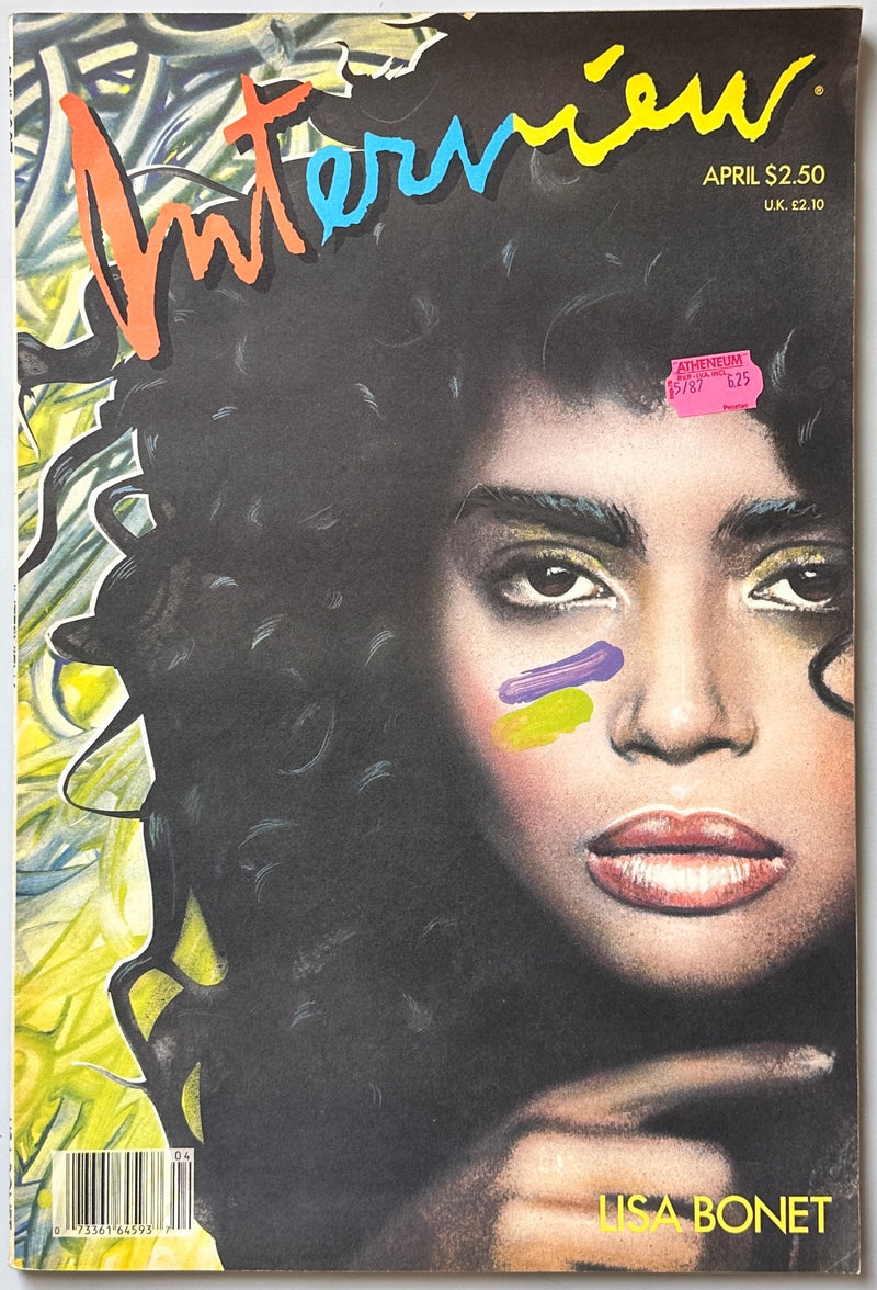 Interview Magazine 1987 Lisa bonet