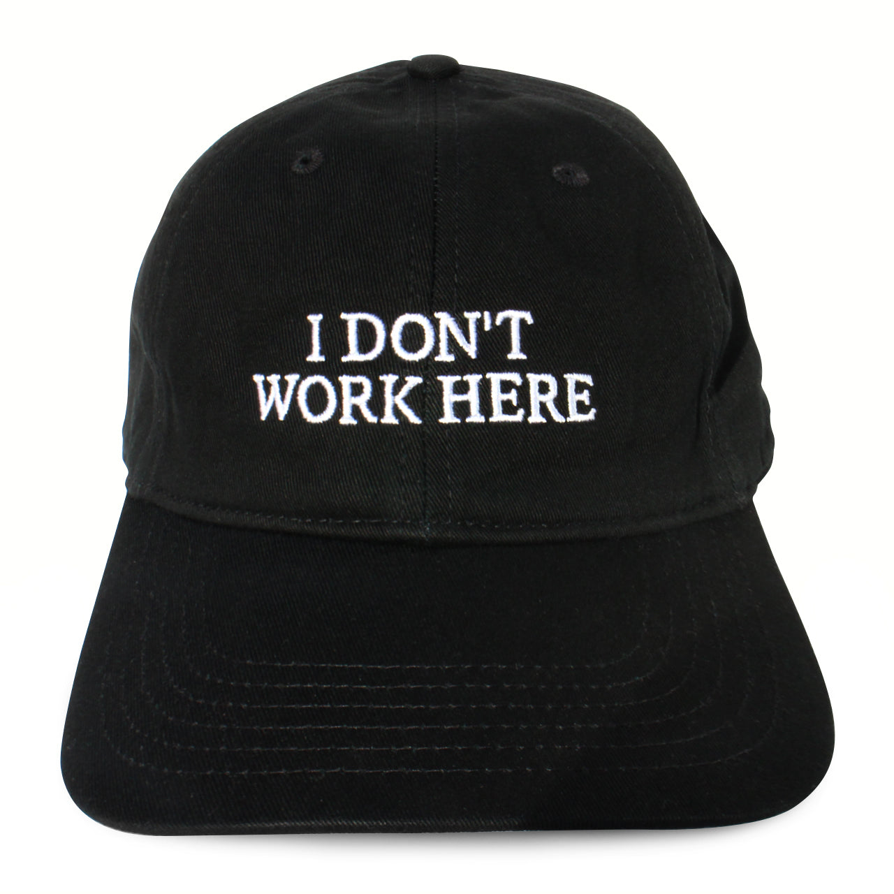 IDEA BOOKS I DONT WORK HERE キャップ　黒 SORRY I DON'T WORK HERE hat (Black) – IDEA