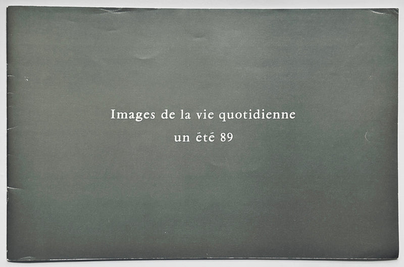 Yohji Yamamoto Images de la Vie Quotidienne 1989