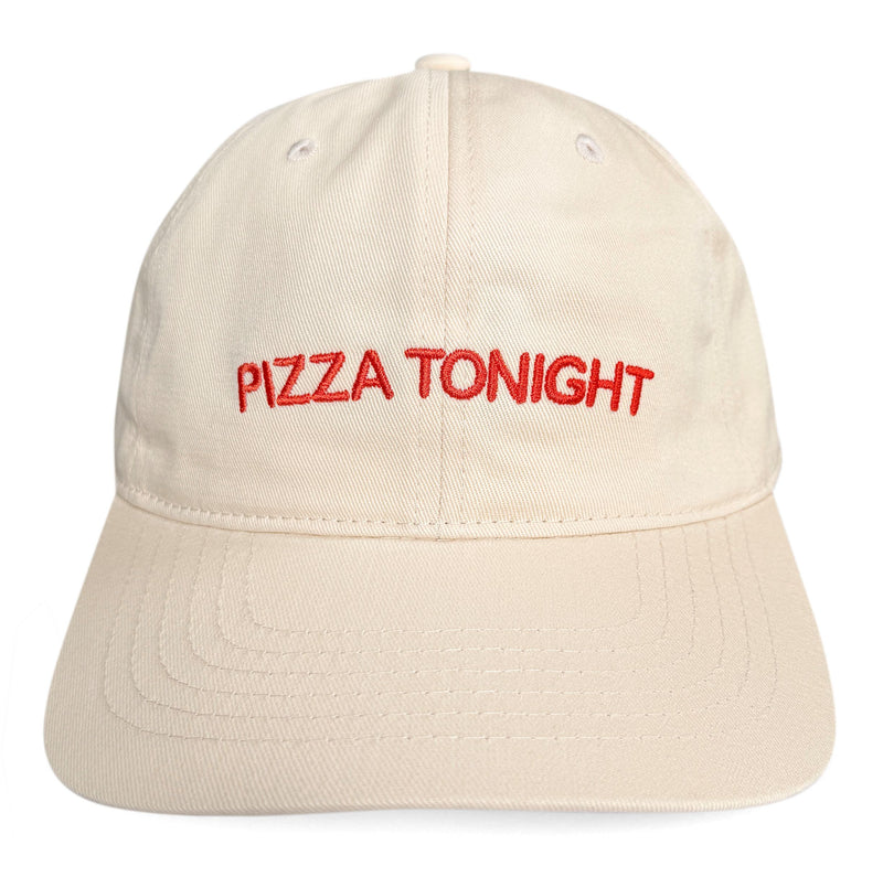 PIZZA TONIGHT hat (Beige)