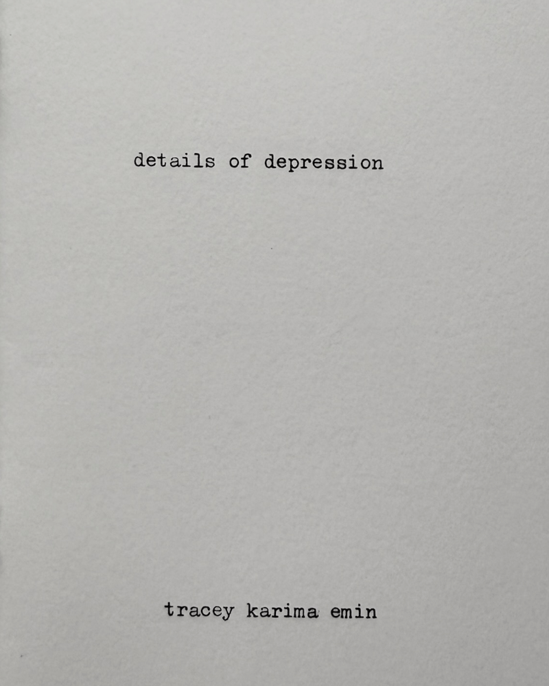 TRACEY EMIN PHOTOBOOK