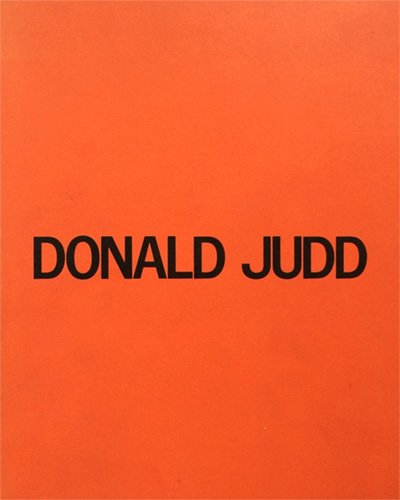 Donald Judd 1975