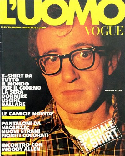 Woody Allen L'Uomo Vogue