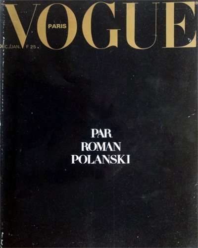 Paris Vogue par Roman Polanski