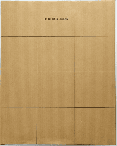 Donald Judd Furniture Retrospective