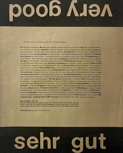 Martin Kippenberger Sehr Gut