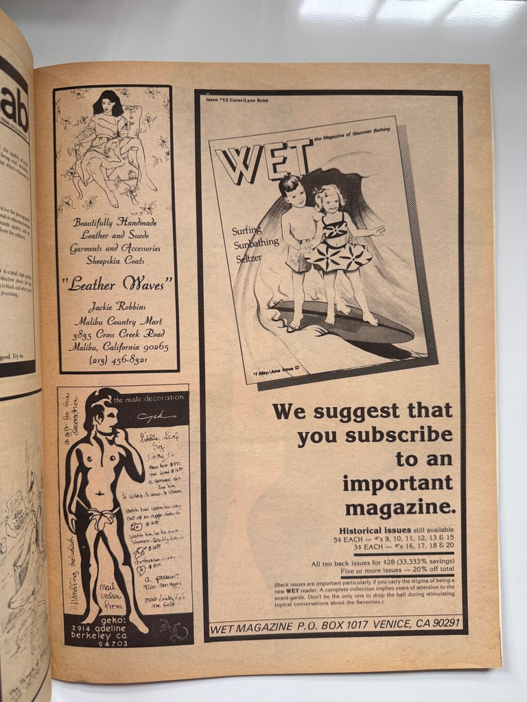 WET The Magazine of Gourmet Bathing Jan Feb 1980