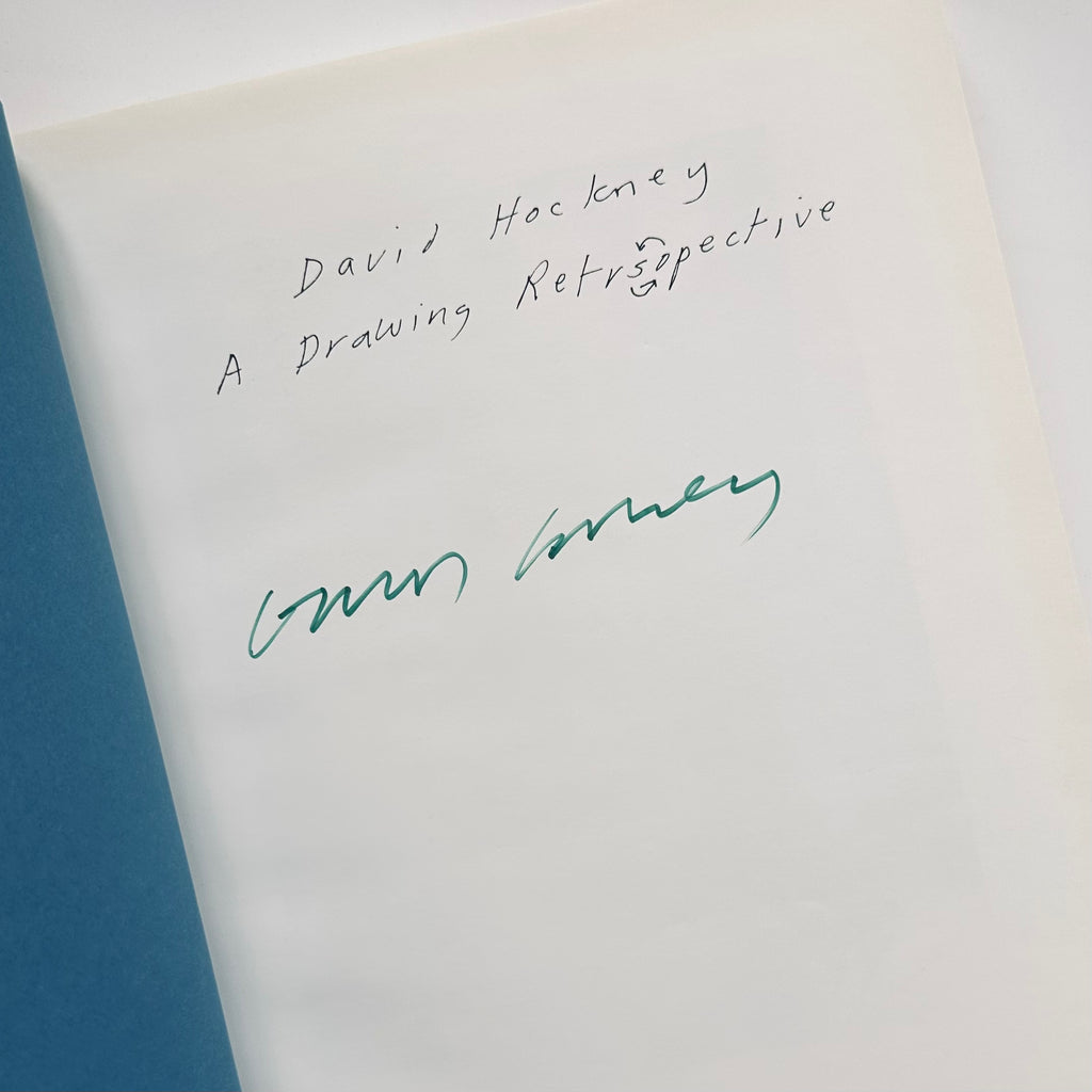 [SIGNED] DAVID HOCKNEY A DRAWING RETROSPECTIVE