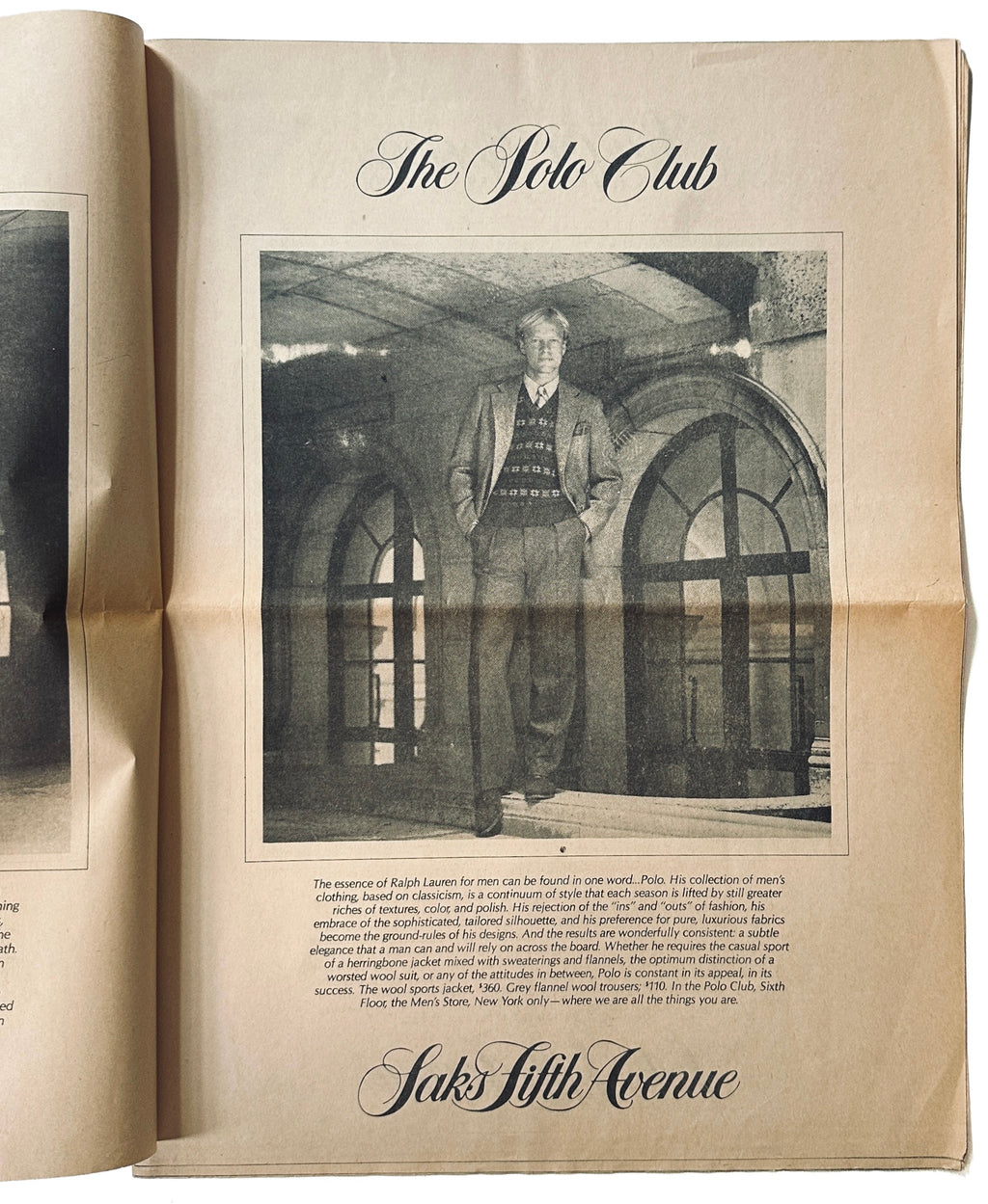 Ralph Lauren Saks Fith Avenue cuttings