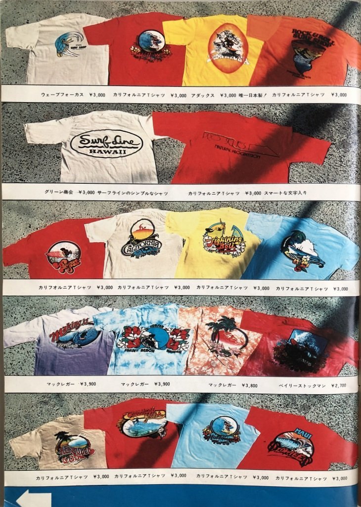 T-Shirts Catalogue 1977