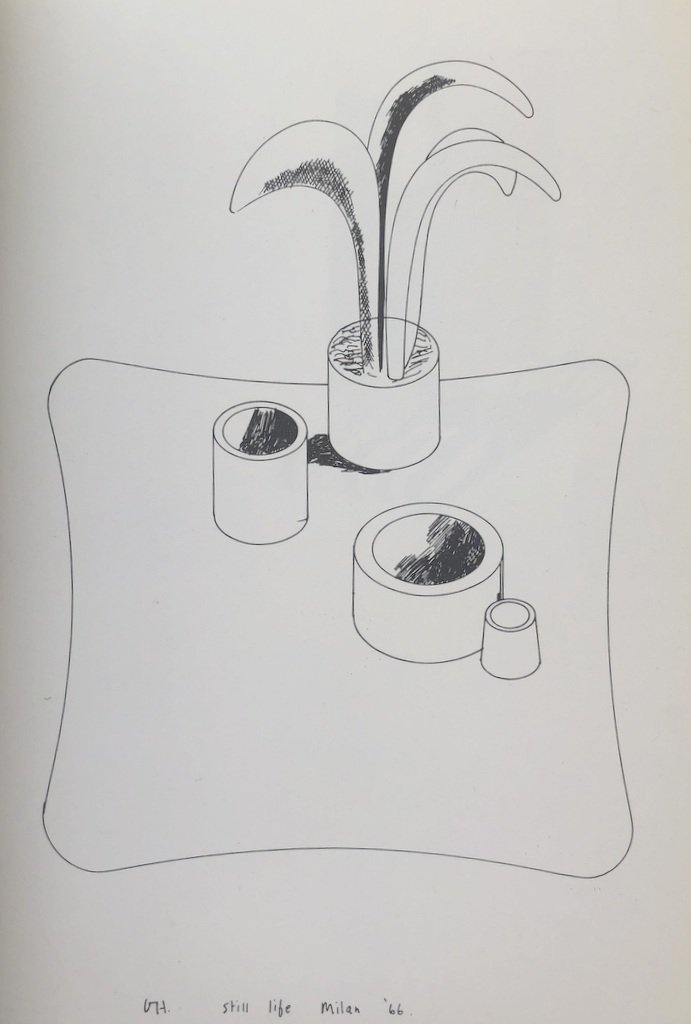 David Hockney Zeichnungen und Druckgraphik