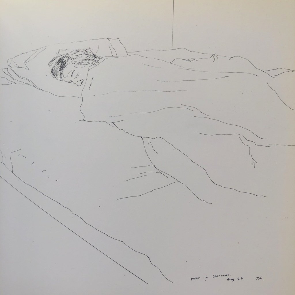 David Hockney Zeichnungen und Druckgraphik