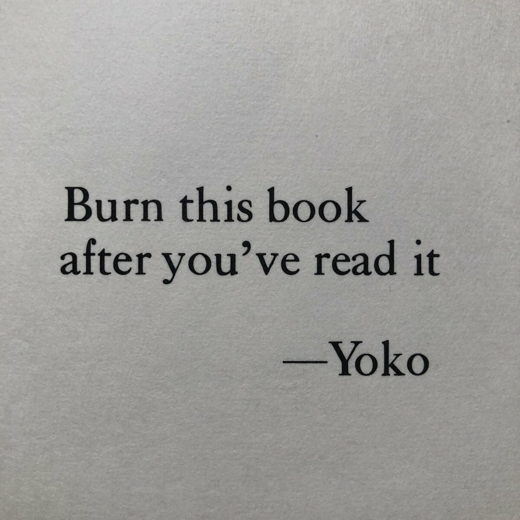 Yoko Ono Grapefruit (hardcover)