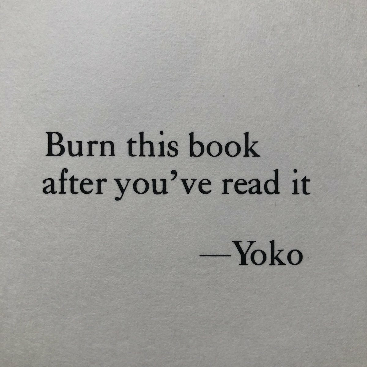 Yoko Ono Grapefruit (hardcover)
