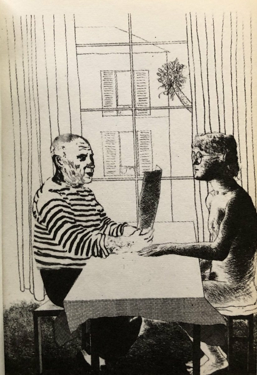 David Hockney Picasso Hanuman