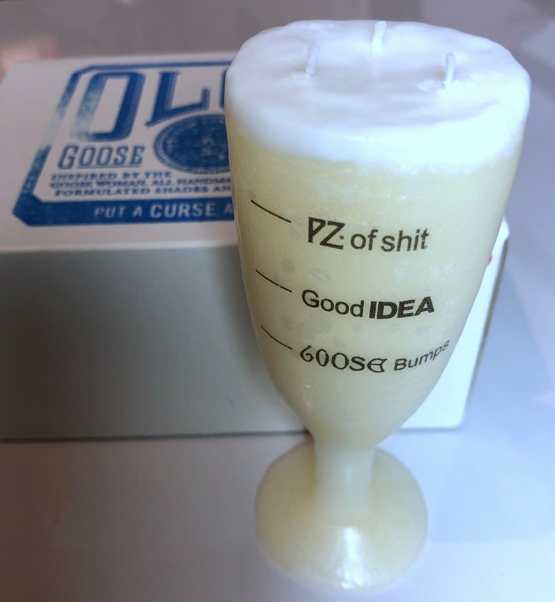 PZ Weddings Champagne Candle