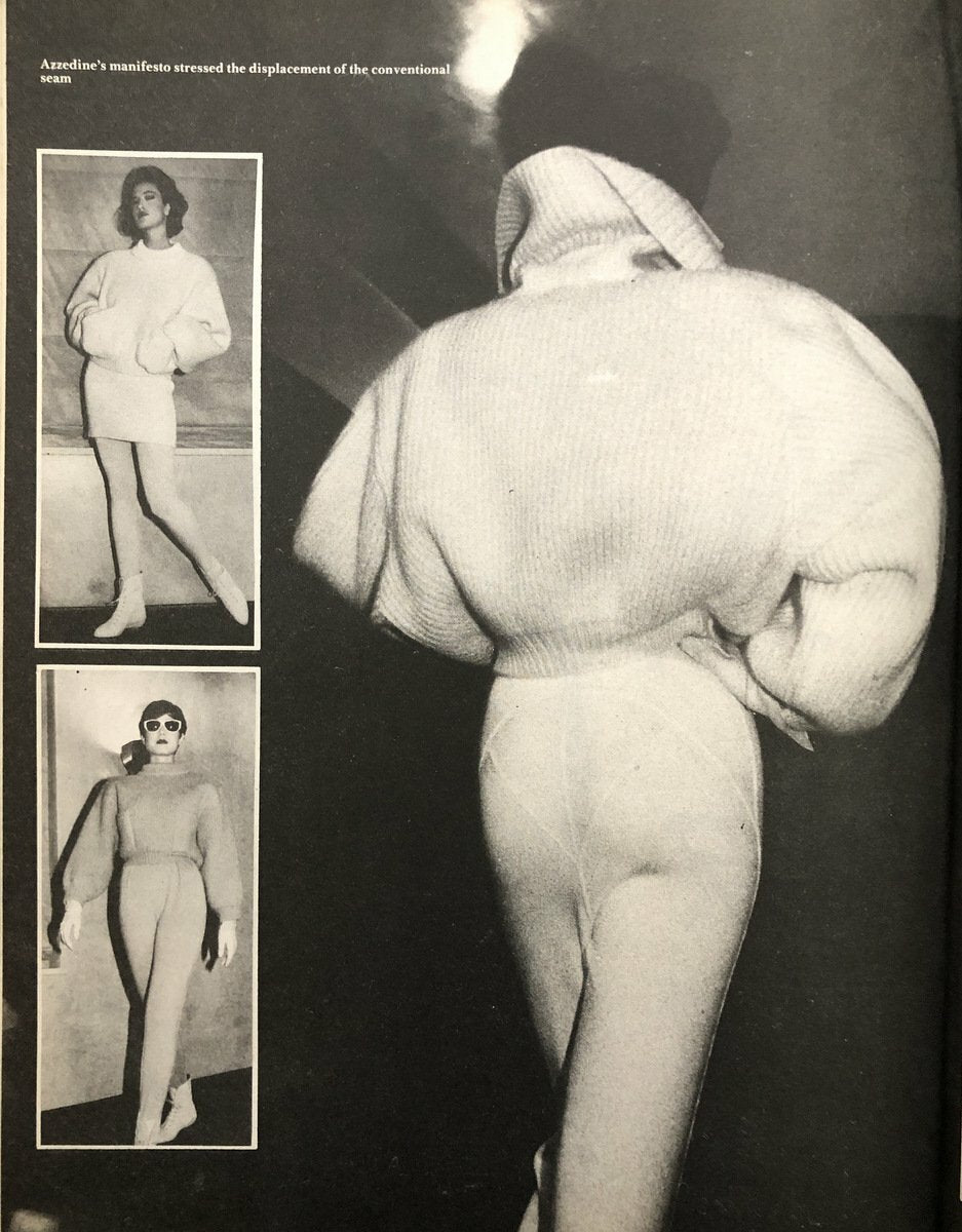 Details Bill Cunningham Sept 1985 Alaia Special