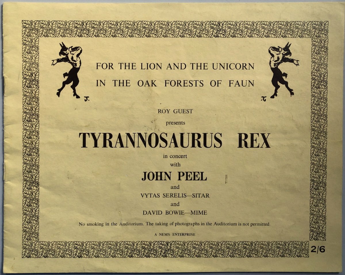 Tyrannosaurus Rex / David Bowie 1969 – IDEA