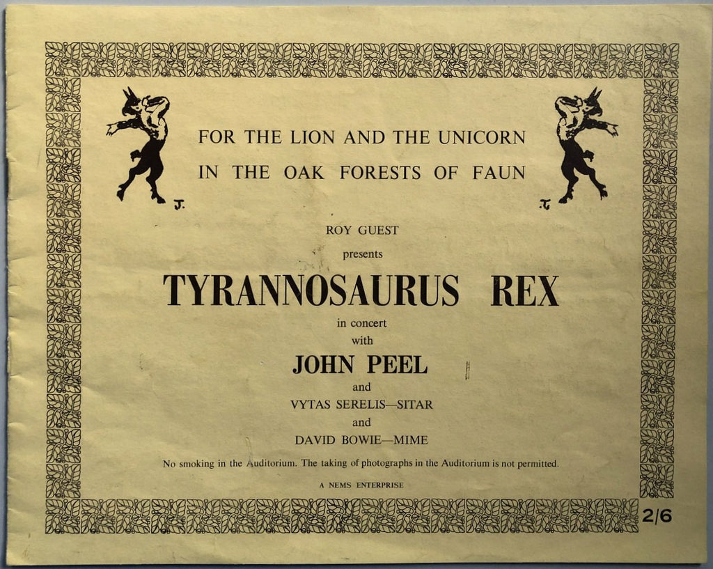 Tyrannosaurus Rex / David Bowie 1969