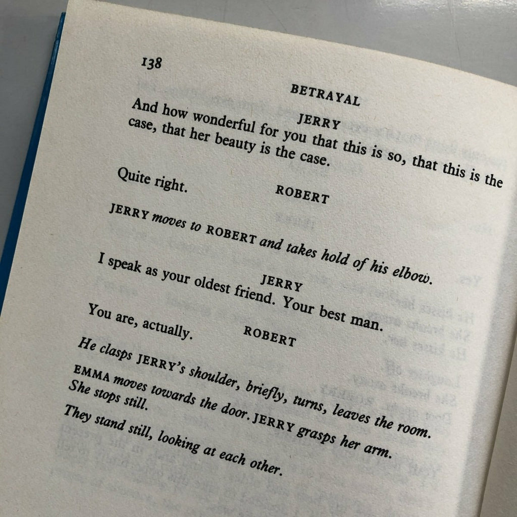 [SIGNED] HAROLD PINTER BETRAYAL