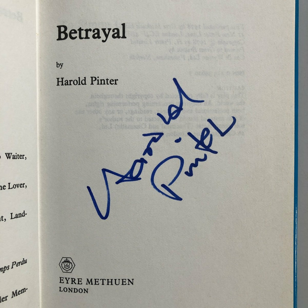 [SIGNED] HAROLD PINTER BETRAYAL