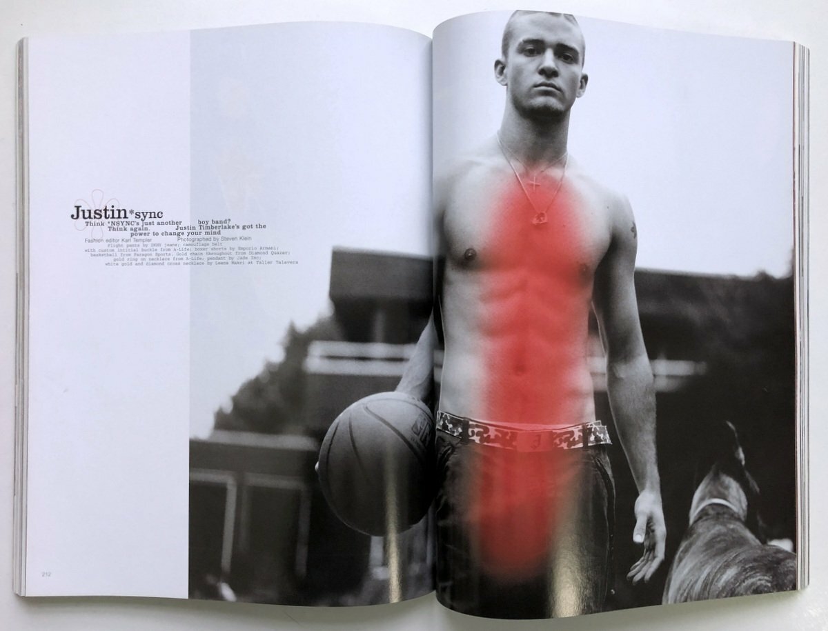 Arena Homme Justin Timberlake Steven Klein