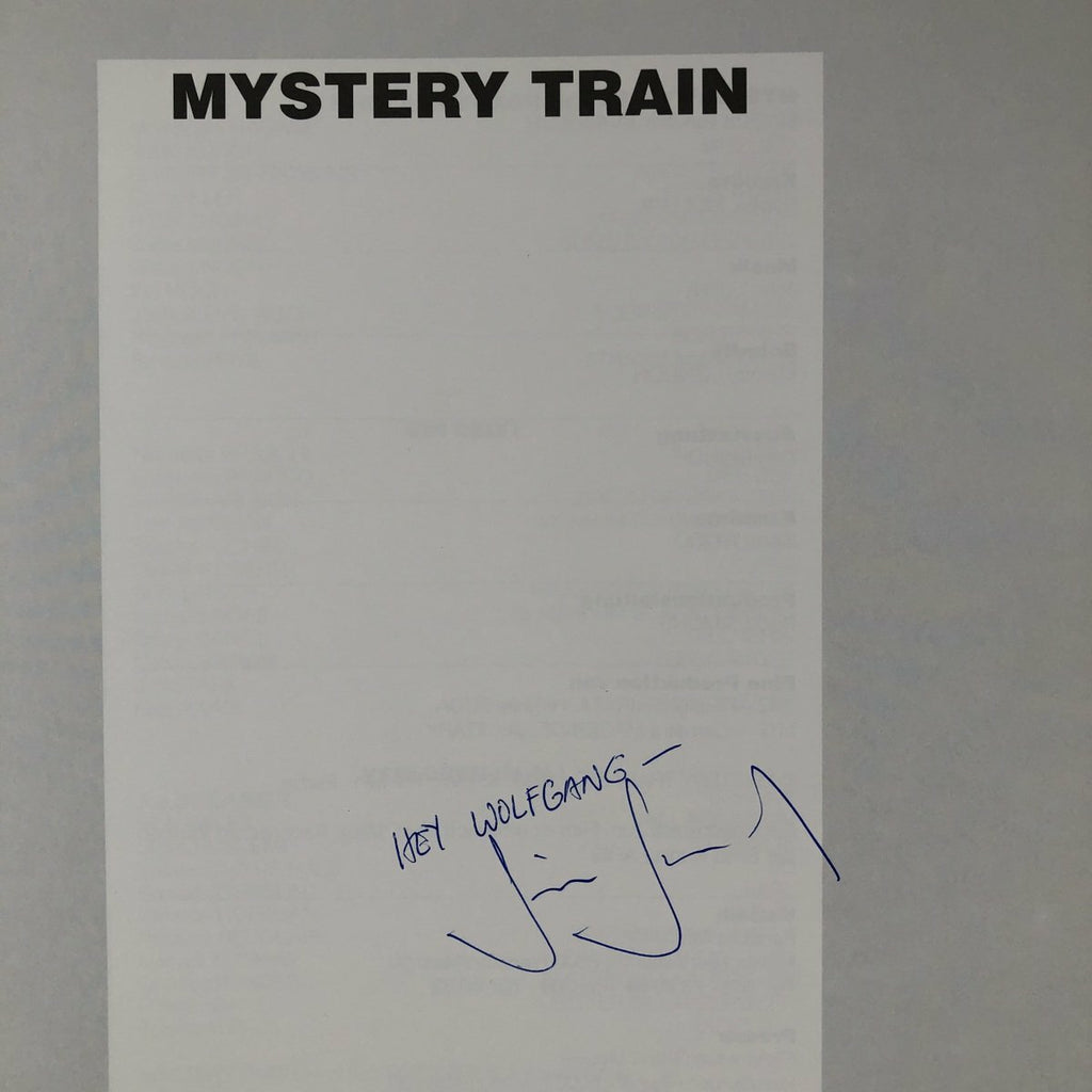 [SIGNED] JIM JARMUSCH MYSTERY TRAIN