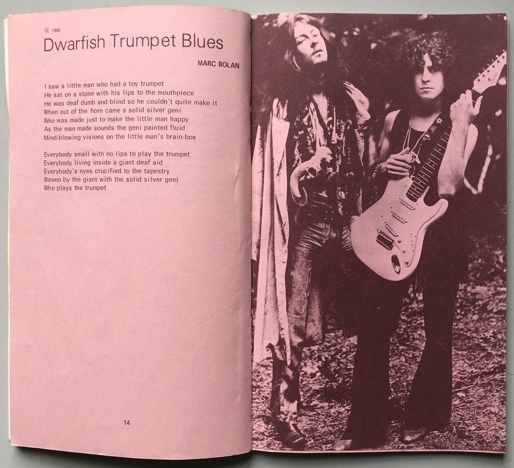 Marc Bolan Lyric Book