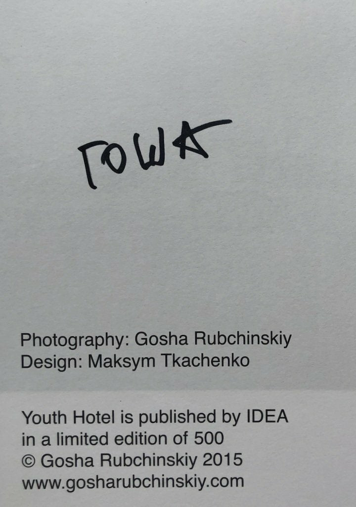 [SIGNED] GOSHA RUBCHINSKIY YOUTH HOTEL