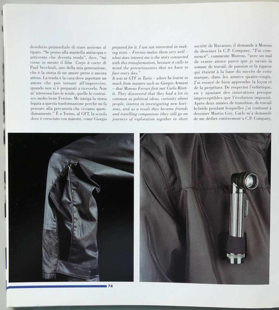 Carlo Rivetti Stardust CP Company Stone Island