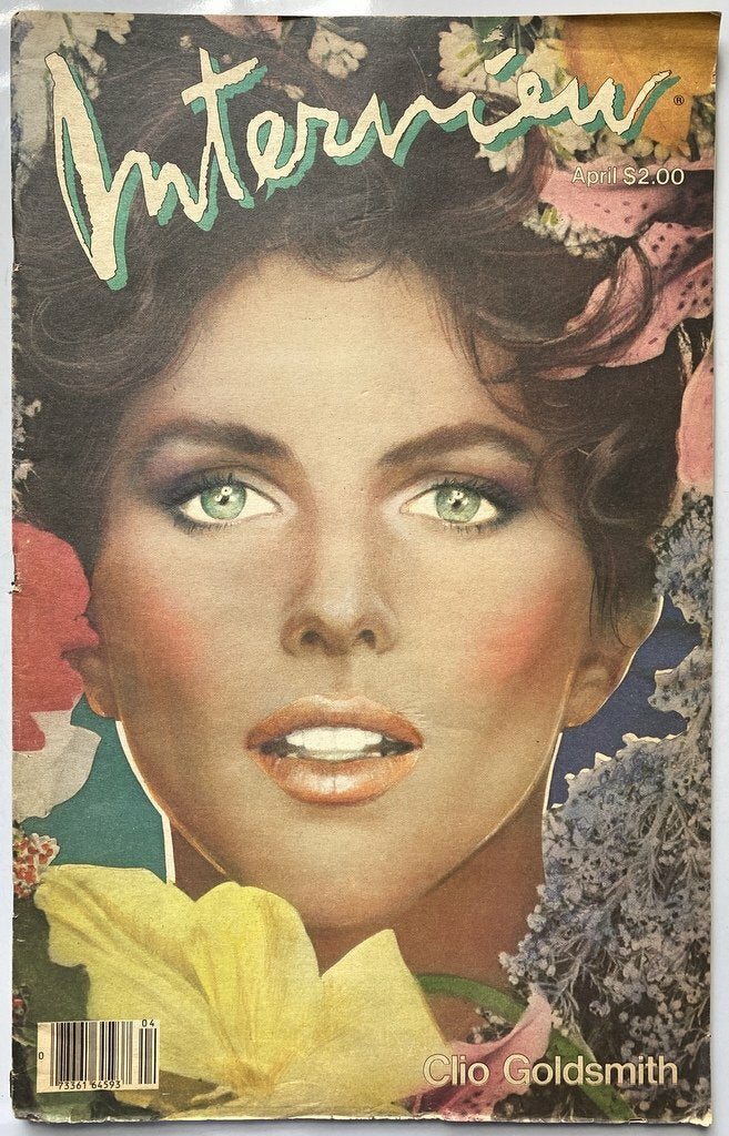 Interview Magazine 1983 Clio Goldsmith