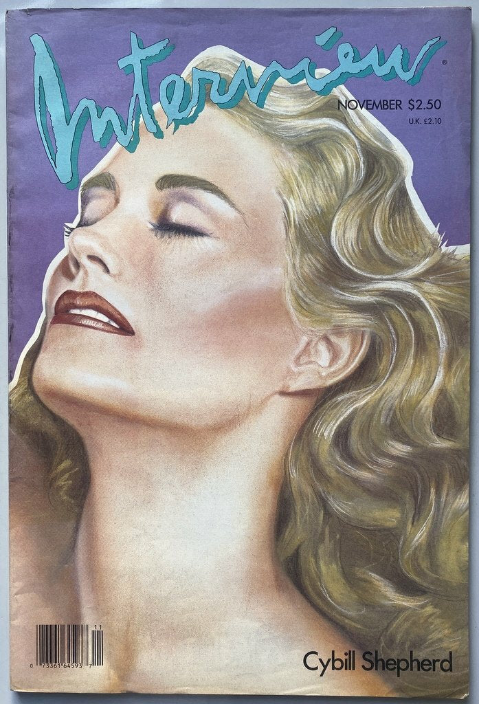 Interview Magazine 1986 Cybill Shepherd