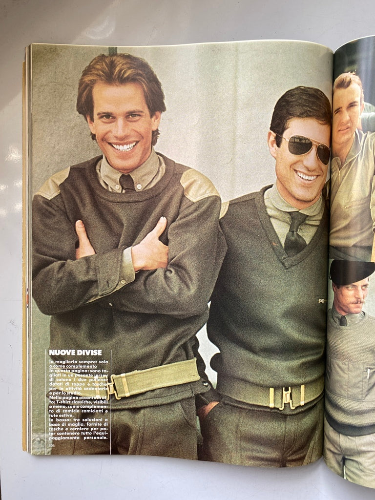 L'Uomo Vogue 1977 ARMANI ARMY SPECIAL
