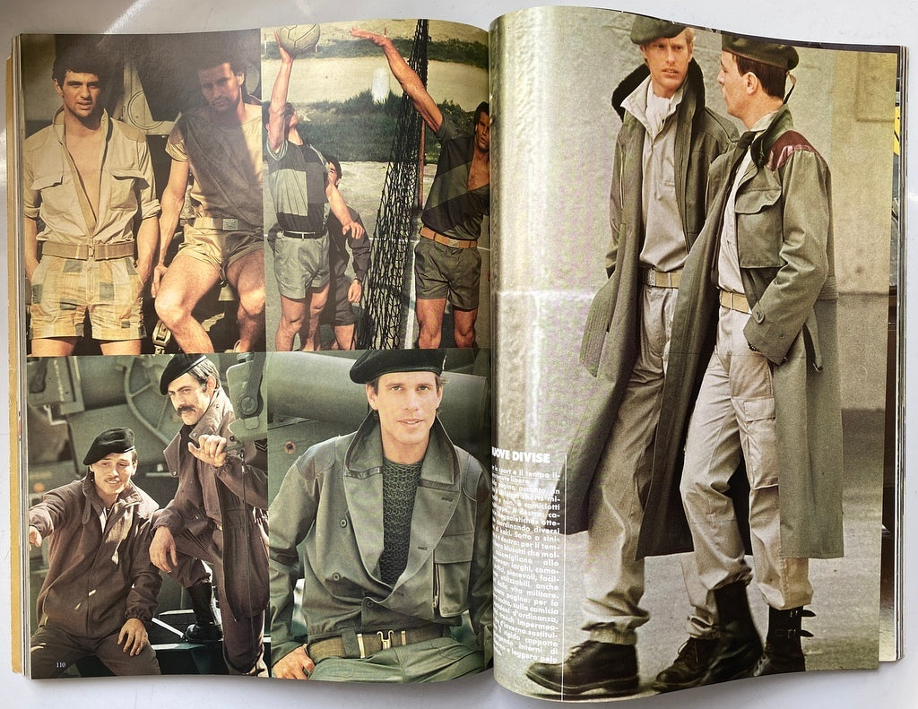 L'Uomo Vogue 1977 ARMANI ARMY SPECIAL