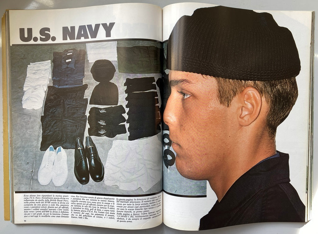 L'Uomo Vogue 1977 ARMANI ARMY SPECIAL
