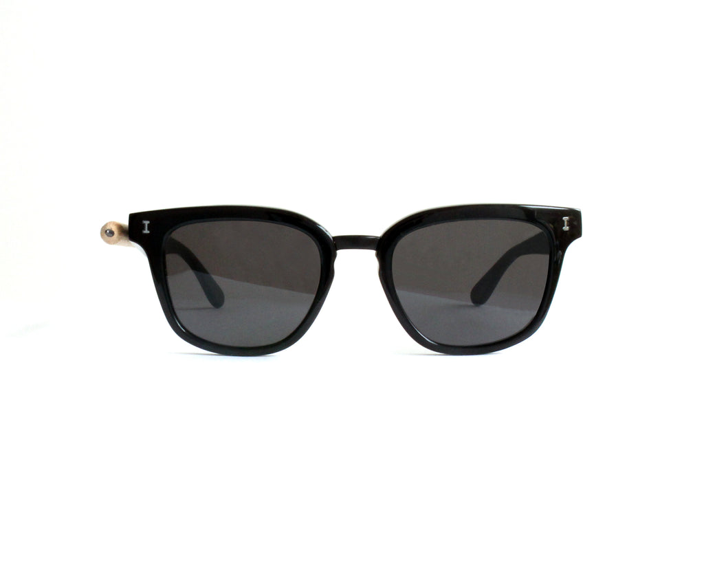 Illesteva+IDEA 'Designer' Sunglasses BLACK