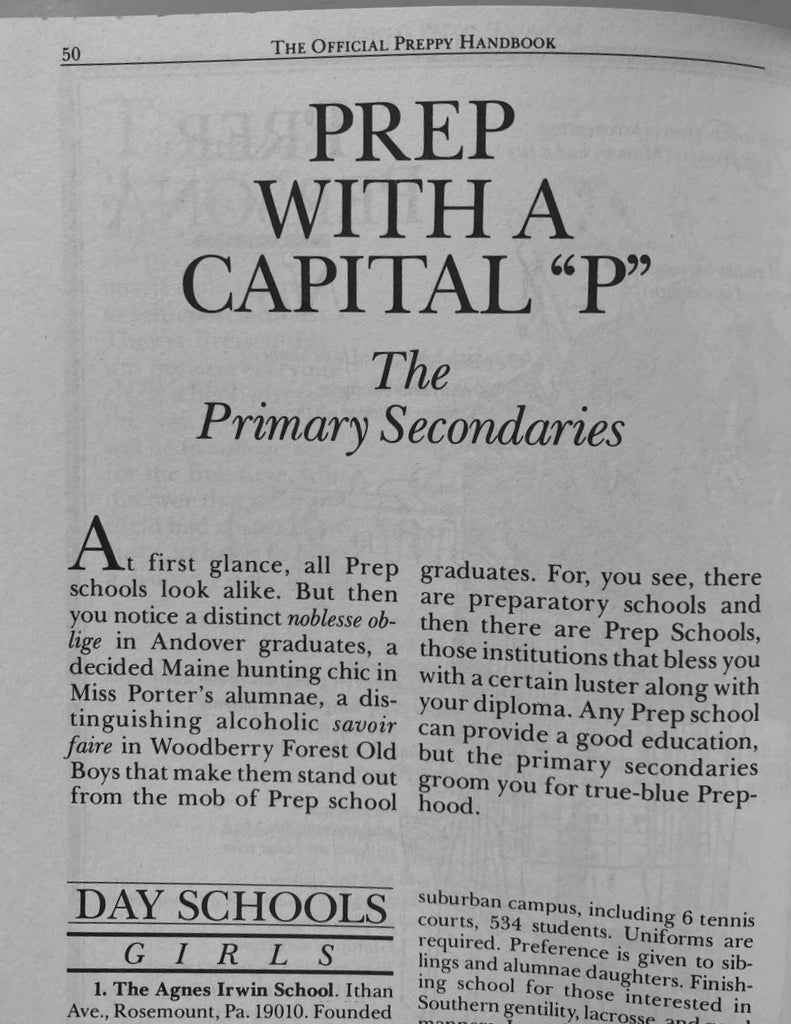 The Official Preppy Handbook