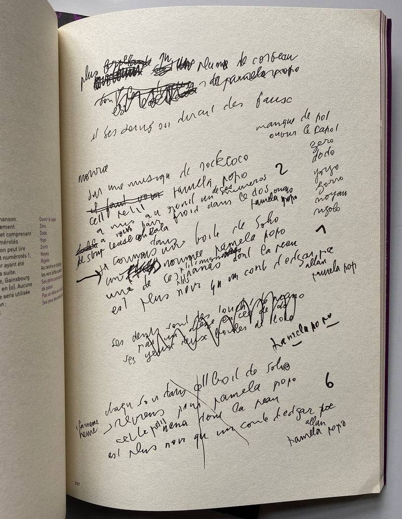 Les Manuscrits de Serge Gainsbourg