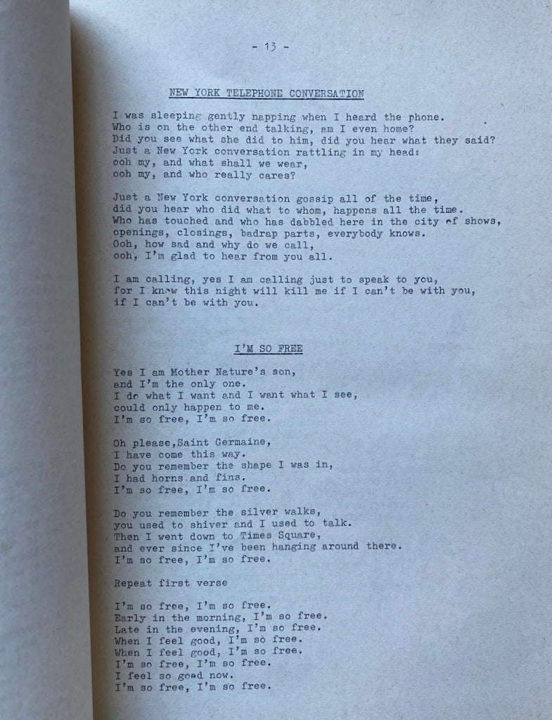 Lou Reed Songbook