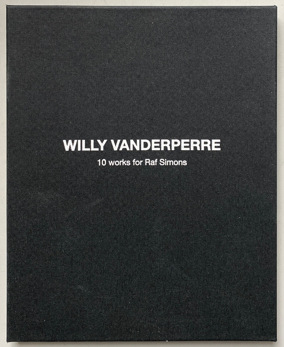 [SIGNED] WILLY VANDERPERRE 10 WORKS FOR RAF SIMONS