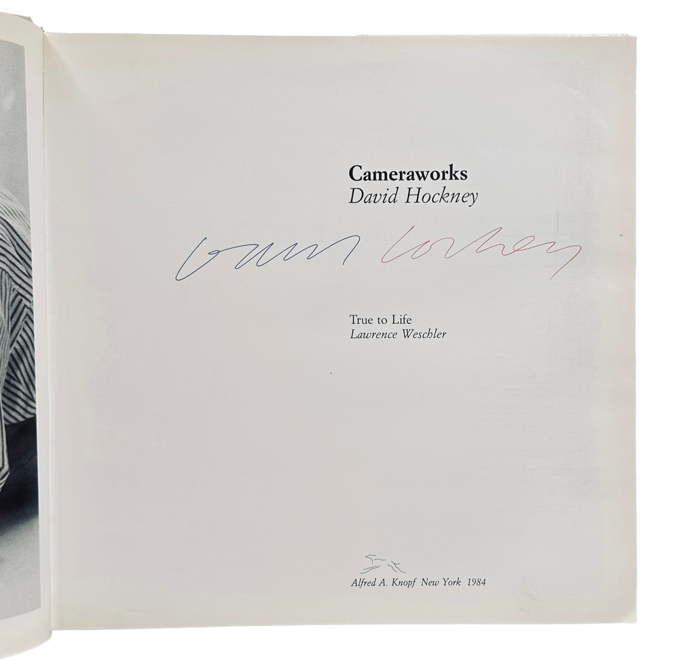 [SIGNED] DAVID HOCKNEY CAMERAWORKS