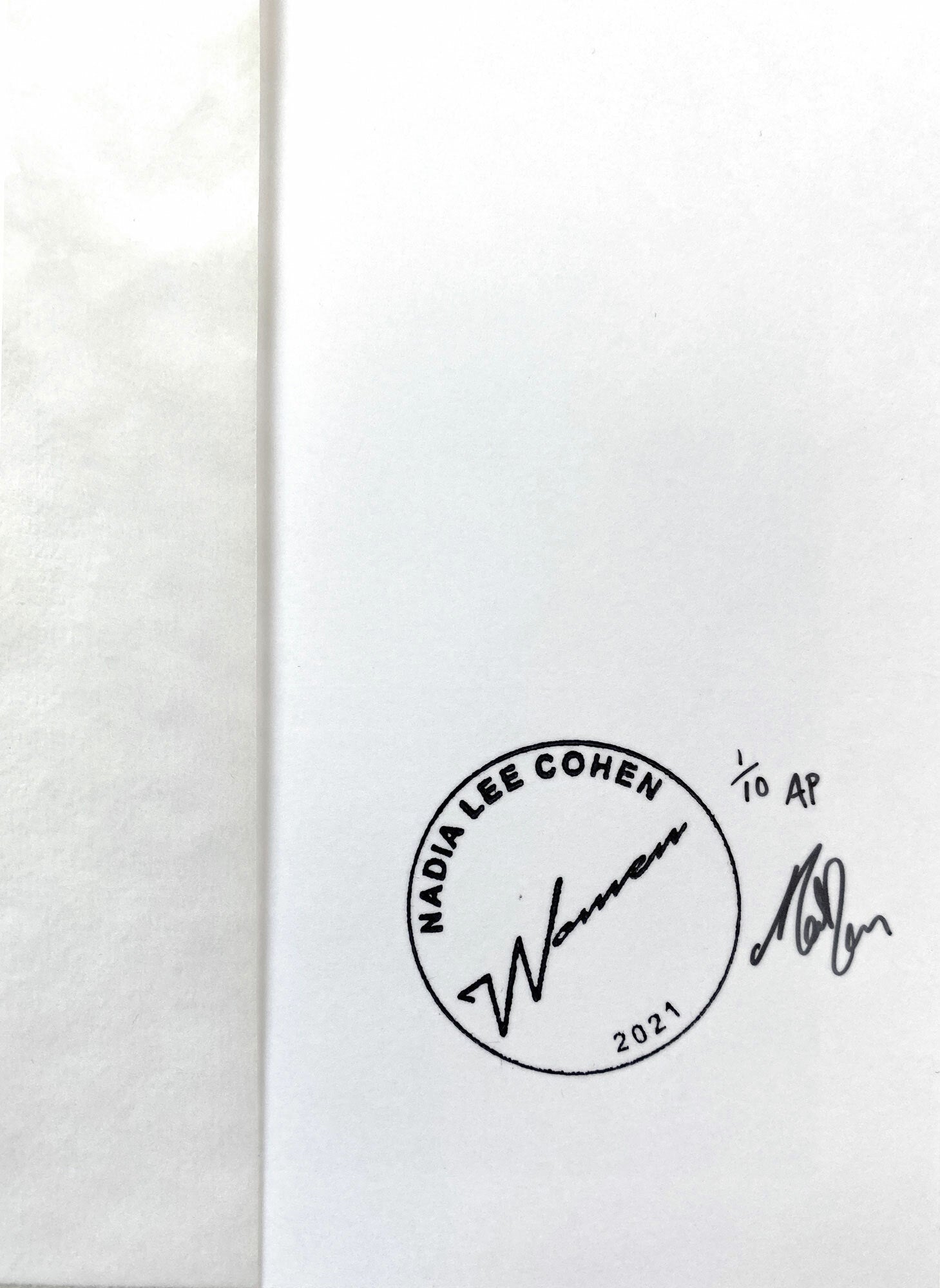 Nadia Lee Cohenナディアリーコーエン,サイン入り1版 /1.ed. SIGNED] NADIA LEE COHEN WOMEN (SPECIAL EDITION) – IDEA