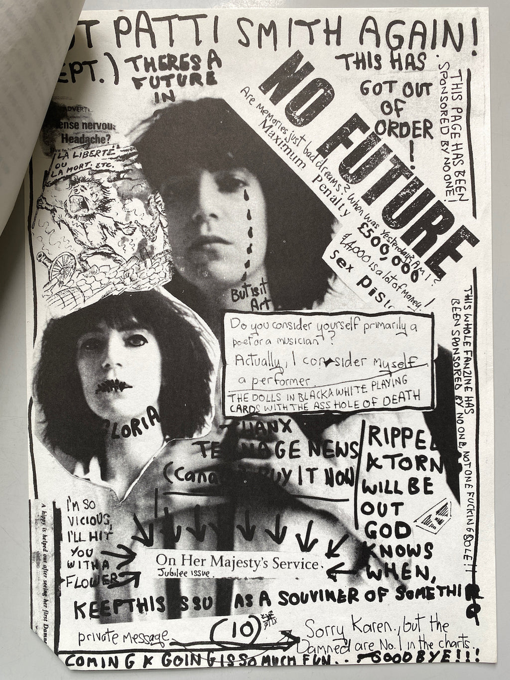 Patti Smith White Stuff no.6