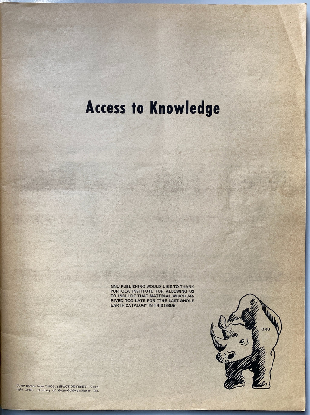 The First New Earth Catalog