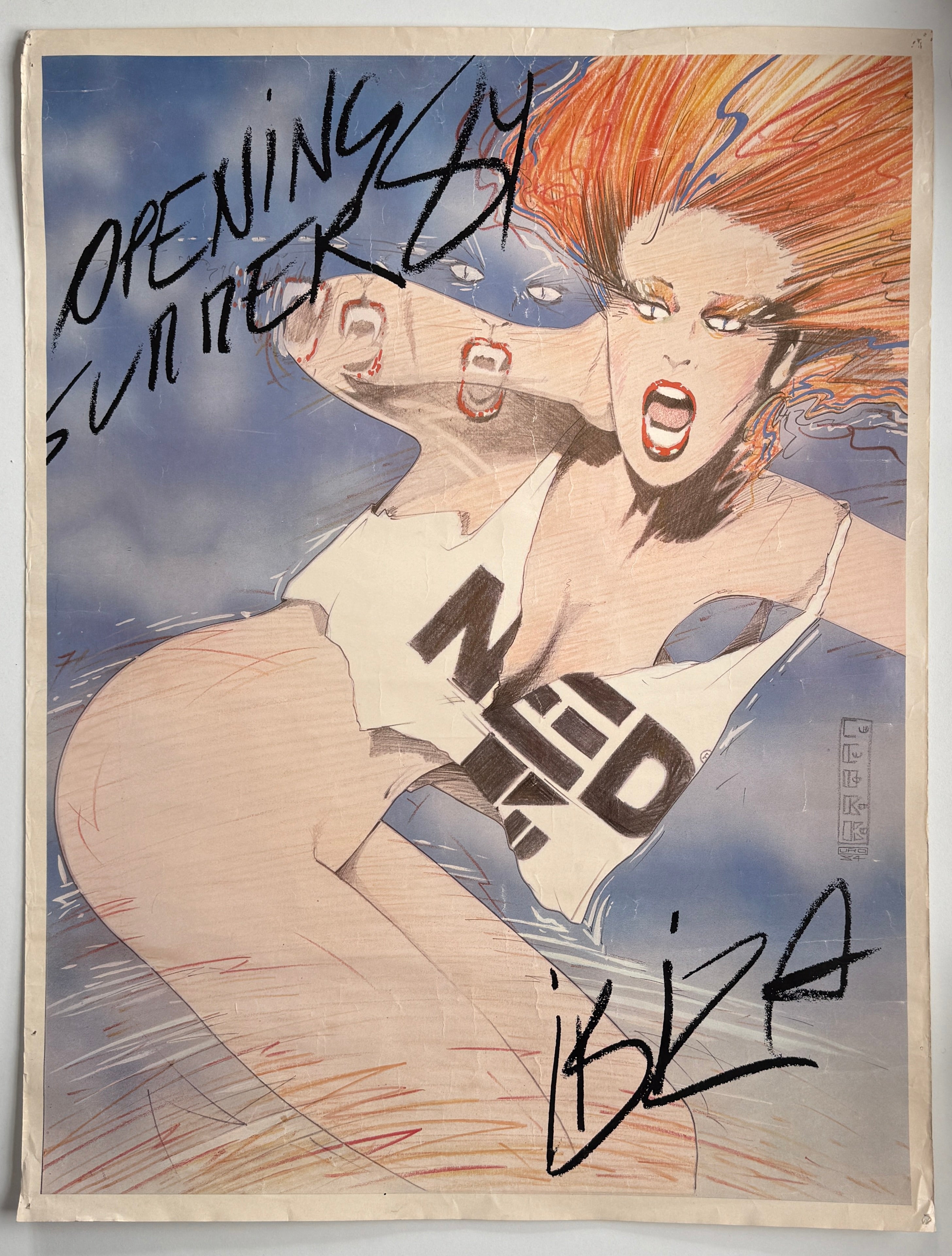Yves Uro Ku Poster 1984