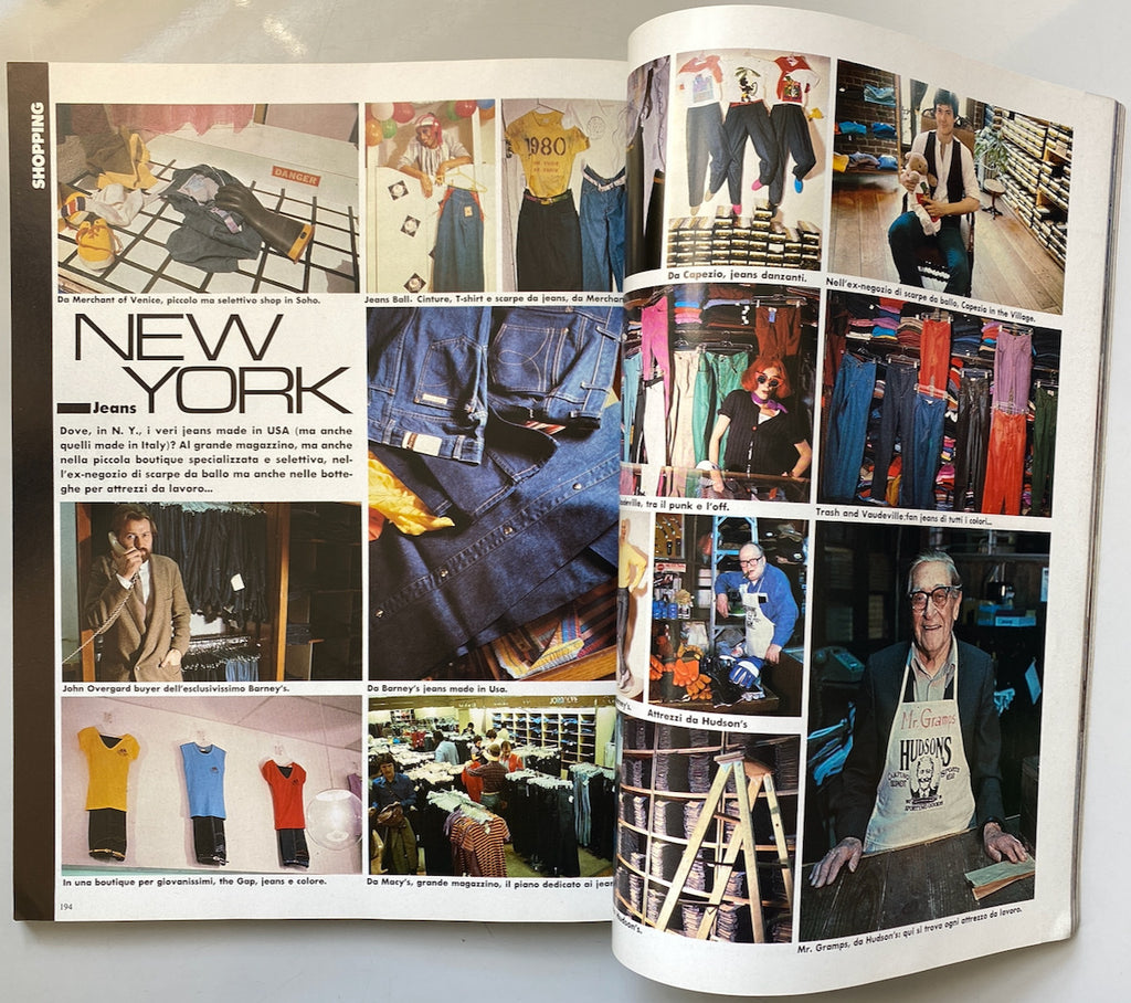 L'Uomo Vogue 1980 Warhol / Jeans Special