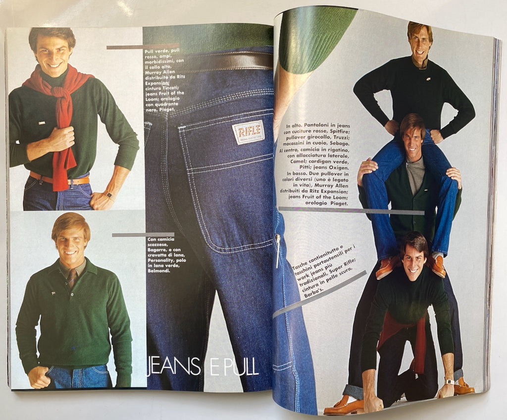 L'Uomo Vogue 1980 Warhol / Jeans Special